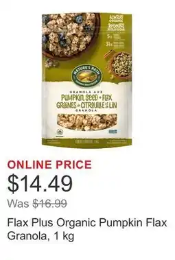Costco Flax Plus Organic Pumpkin Flax Granola offer