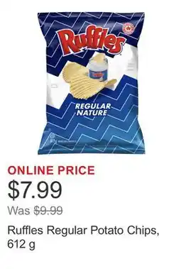 Costco Ruffles Regular Potato Chips offer