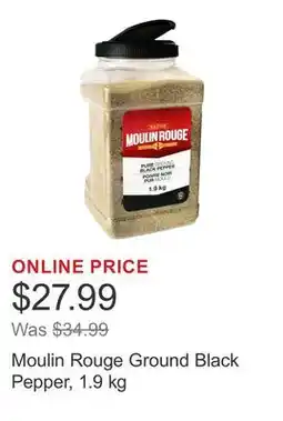 Costco Moulin Rouge Ground Black Pepper offer