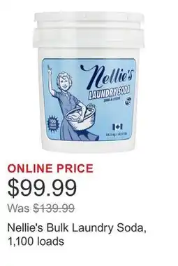 Costco Nellie's Bulk Laundry Soda, 1,100 loads offer