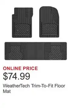 Costco WeatherTech Trim-To-Fit Floor Mat offer