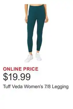 Costco Tuff Veda Women's 7/8 Legging offer