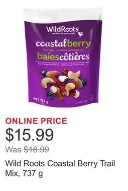 Costco Wild Roots Coastal Berry Trail Mix offer