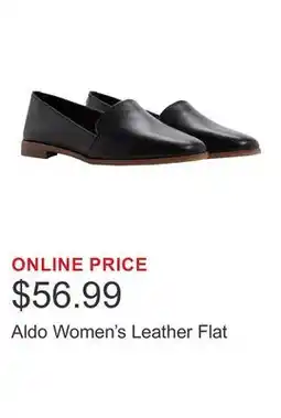 Costco Aldo Women's Leather Flat offer