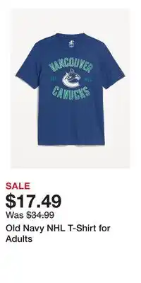 Old Navy Old Navy NHL T-Shirt for Adults offer