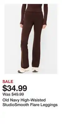 Old Navy Old Navy High-Waisted StudioSmooth Flare Leggings offer