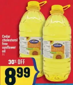 Marché Adonis Cedar cholesterol free sunflower oil offer