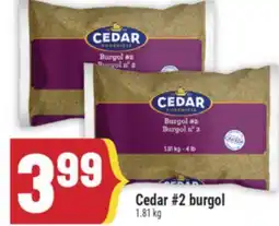 Marché Adonis Cedar #2 burgol offer