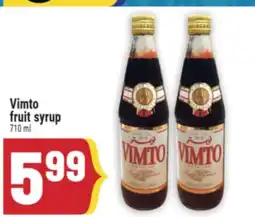 Marché Adonis Vimto fruit syrup offer