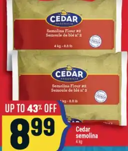 Marché Adonis Cedar semolina offer