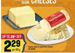 Marché Adonis Saputo edam or provolone cheese offer