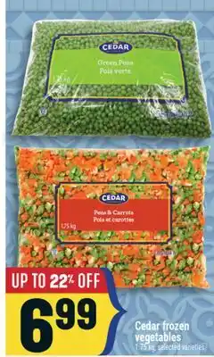 Marché Adonis Cedar frozen vegetables offer