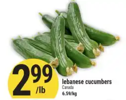 Marché Adonis Lebanese cucumbers offer