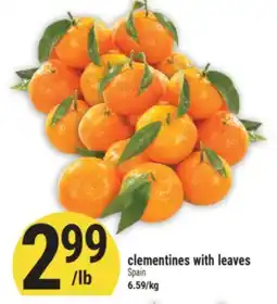 Marché Adonis Clementines with leaves offer