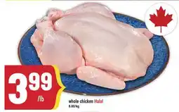 Marché Adonis Whole chicken Halal offer