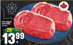 Marché Adonis Beef striploin steak Halal offer