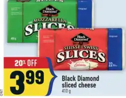Marché Adonis Black Diamond sliced cheese offer