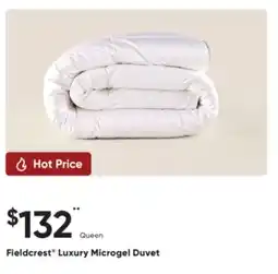 Sleep Country Fieldcrest Luxury Microgel Duvet offer