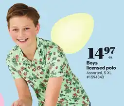Giant Tiger Boys licensed polo offer