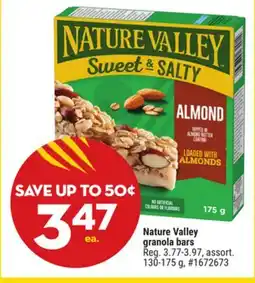 Giant Tiger Nature Valley granola bars offer
