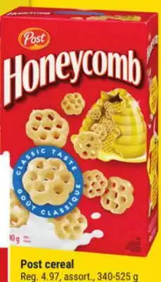 Giant Tiger Post cereal offer