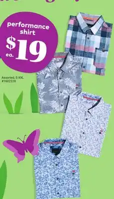 Giant Tiger performance shirt offer