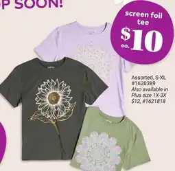 Giant Tiger Screen foil tee offer