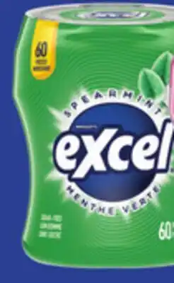 Giant Tiger Excel , Juicy Fruit or Hubba Bubba Gum Bottles offer