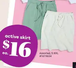 Giant Tiger active skirt offer