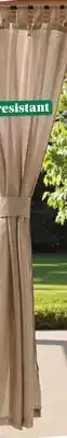 Giant Tiger Outdoor faux linen curtain offer