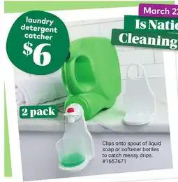 Giant Tiger laundry detergent catcher offer