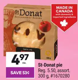 Giant Tiger St-Donat pie offer