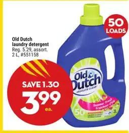 Giant Tiger Old Dutch laundry detergent offer