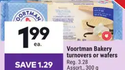Giant Tiger Voortman Bakery turnovers or wafers offer