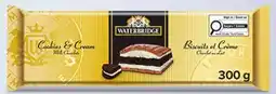 Giant Tiger Waterbridge Cookies & Cream Filled Bar offer