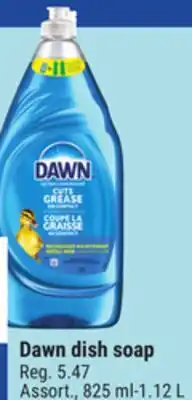 Giant Tiger Dawn dish soap offer