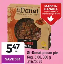 Giant Tiger St-Donat pecan pie offer