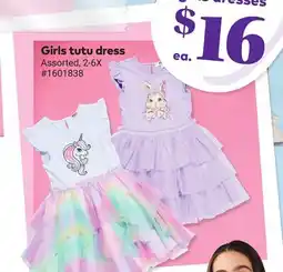 Giant Tiger Girls tutu dress offer