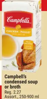 Giant Tiger Campbell's condensed soup or broth offer