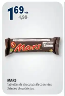 Familiprix MARS Selected chocolate bars offer