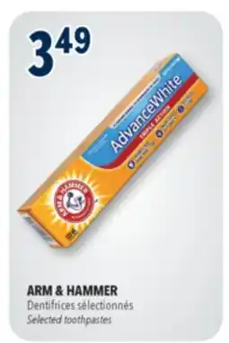 Familiprix ARM & HAMMER Selected toothpastes offer