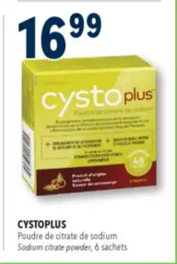 Familiprix CYSTOPLUS Sodium citrate powder, 6sachets offer
