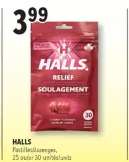 Familiprix HALLS, Lozenges, 30 units offer