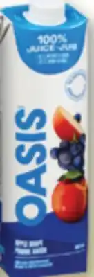 Familiprix OASIS, Fruit juices offer