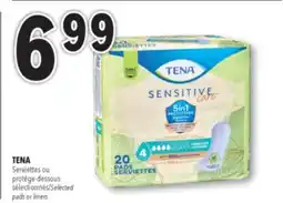 Familiprix TENA Selected pads or liners offer