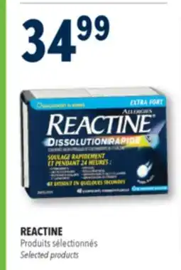 Familiprix REACTINE, Selected products offer