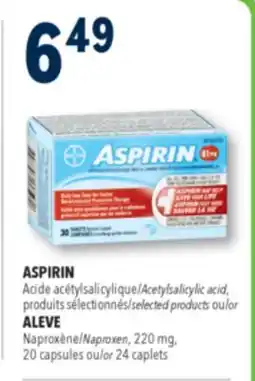 Familiprix ASPIRIN, Acetylsalicylic acid, selected products offer