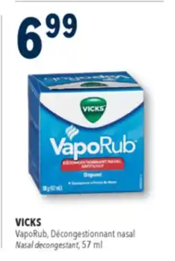 Familiprix VICKS VapoRub, Nasal decongestant, 57ml offer