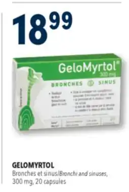 Familiprix GELOMYRTOL, Bronchi and sinuses, 300 mg, 20 capsules offer