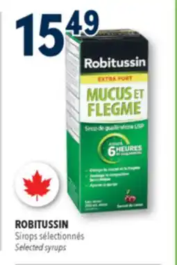 Familiprix ROBITUSSIN, Selected syrups offer
